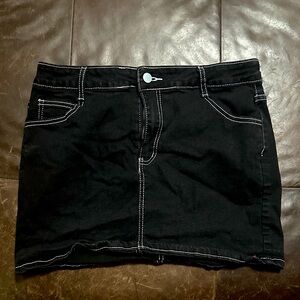 Denim Mini Skirt